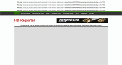 Desktop Screenshot of hd-reporter.de